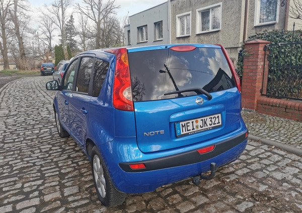 Nissan Note cena 10900 przebieg: 248000, rok produkcji 2007 z Żary małe 154